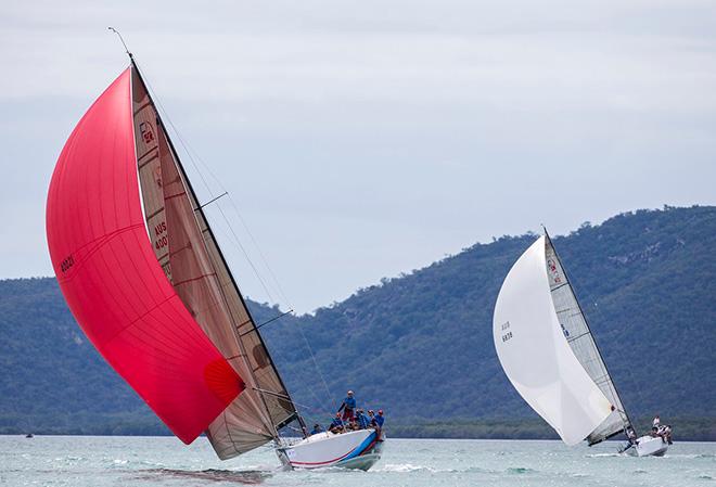 Farr 40's - Guilty Pleasures leads Ponyo - 2016 Sealink Magnetic Island Race Week © Andrea Francolini, SMIRW